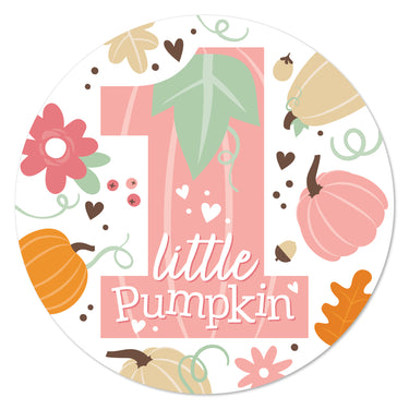 1st Birthday Girl Little Pumpkin
