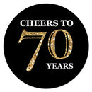 70th Birthday Gold
