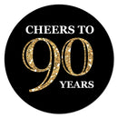 90th Birthday Gold