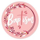 Baptism Pink Elegant Cross