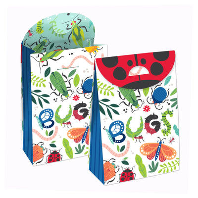 Buggin' Out - Bugs Birthday Gift Favor Bags - Party Goodie Boxes - Set of 12