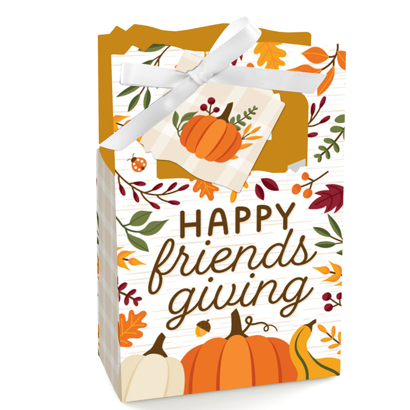 Fall Friends Thanksgiving - Friendsgiving Party Favor Boxes - Set of 12