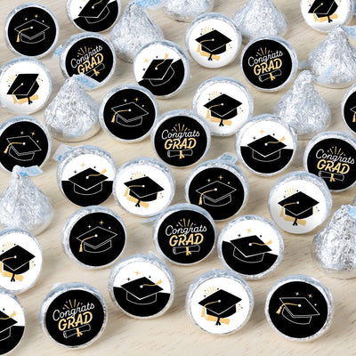 Goodbye High School, Hello College - Graduation Party Small Round Candy Stickers - Party Favor Labels - 324 Count