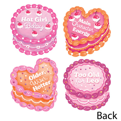 Hot Girl Bday - Decorations DIY Vintage Cake Birthday Party Essentials - Set of 20