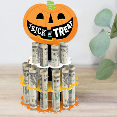 Jack-O'-Lantern Halloween - DIY Kids Halloween Party Money Holder Gift - Cash Cake