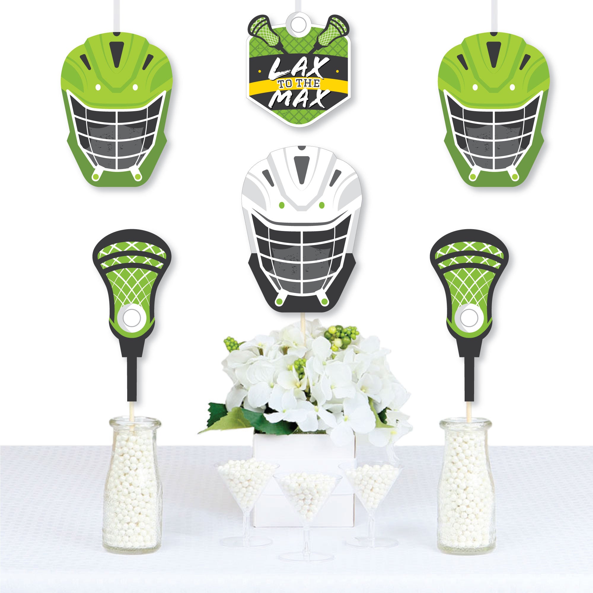 Lax to the Max Lacrosse Helmet, Stick, and Shield Decorations DIY