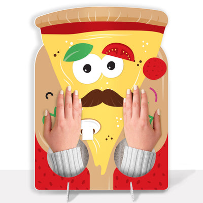 Pizza Party Time - Baby Shower or Birthday Activity - 2 Player Build-A-Face Party Game