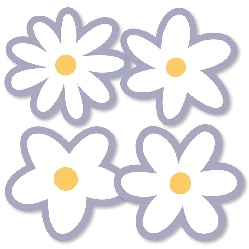 Purple Daisy Flowers - Decorations DIY Floral Party Essentials - Set of 20