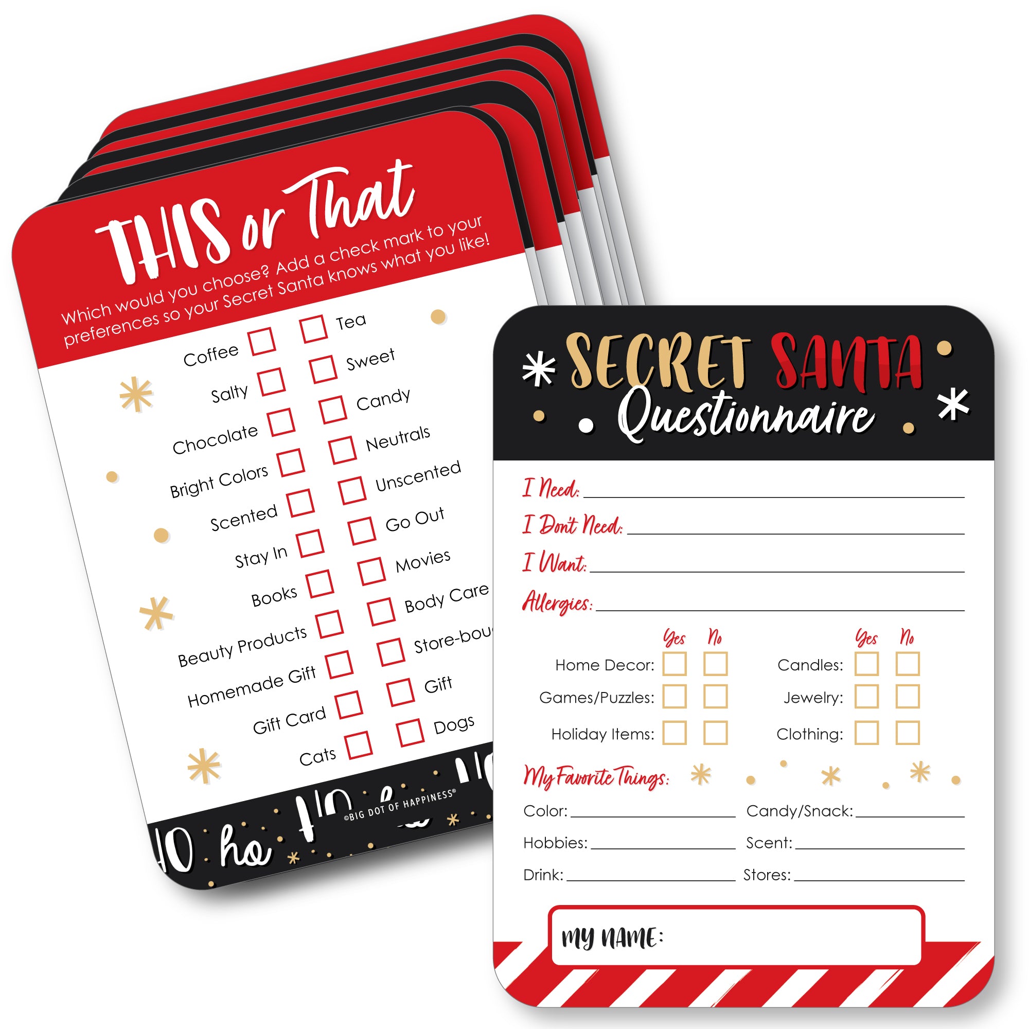 secret-santa-fill-in-questionnaire-form-christmas-gift-exchange-party-cards-activity-duo-games-set-of-20-bigdotofhappiness-com-big-dot-of-happiness-llc