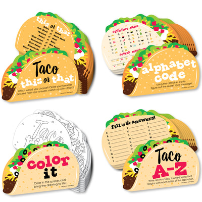 Taco ‘Bout Fun - 4 Mexican Fiesta Games - 10 Cards Each - Gamerific Bundle