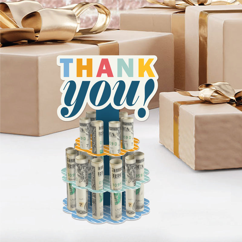 Thank You So Very Much - DIY Gratitude Money Holder Gift - Cash Cake