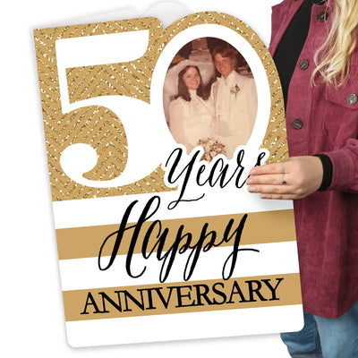 We Still Do - 50th Wedding Anniversary - Happy Anniversary Giant Greeting Card - Personalized Photo Jumborific Card - 16.5 x 22 inches
