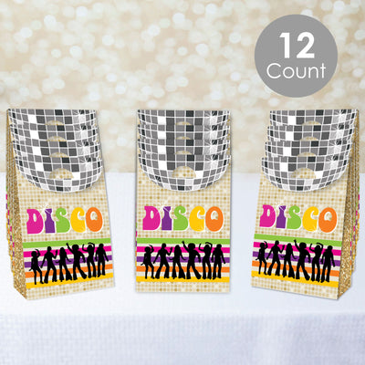 70's Disco - 1970s Disco Fever Gift Favor Bags - Party Goodie Boxes - Set of 12