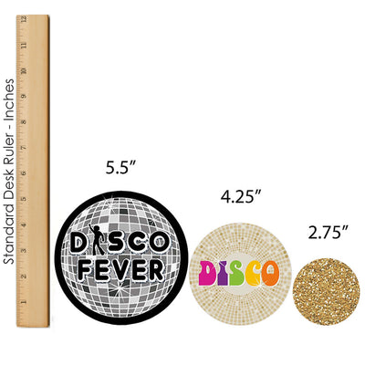 70's Disco - 1970s Disco Fever Party Decor and Confetti - Terrific Table Centerpiece Kit - Set of 30