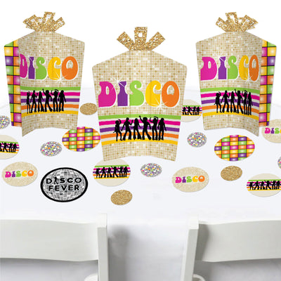 70's Disco - 1970s Disco Fever Party Decor and Confetti - Terrific Table Centerpiece Kit - Set of 30