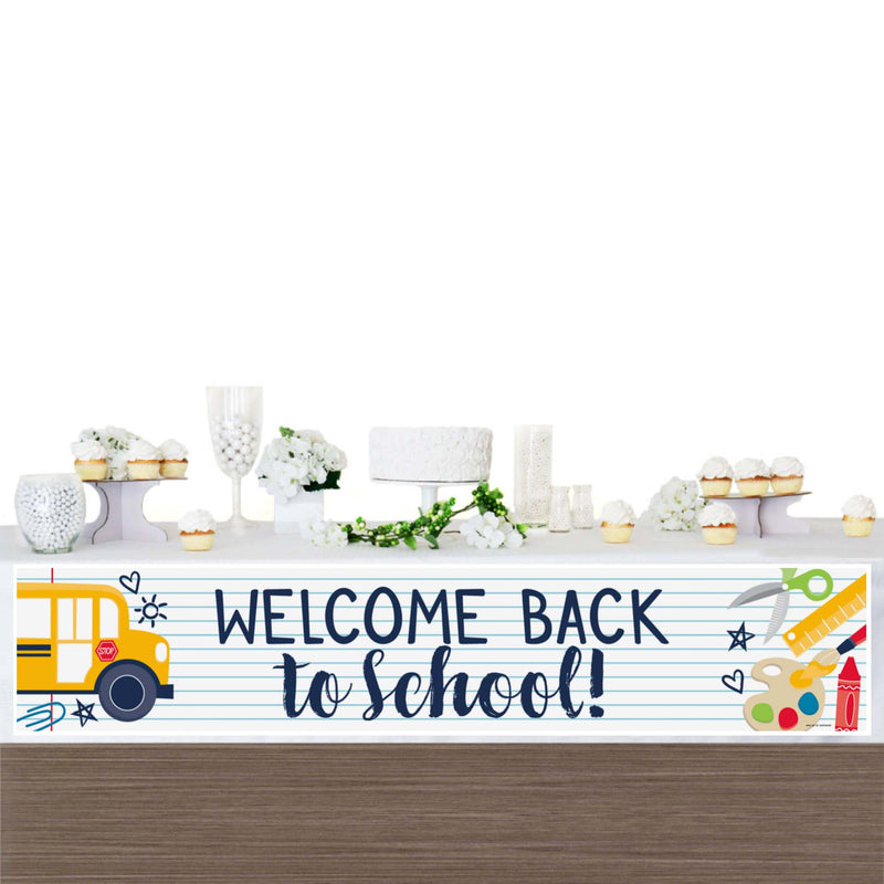 Back to School - First Day of School Classroom Banner