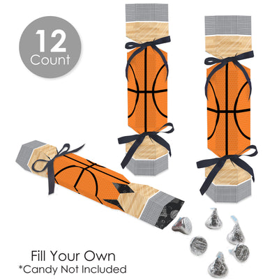 Nothin’ But Net - Basketball - No Snap Baby Shower or Birthday Party Table Favors - DIY Cracker Boxes - Set of 12