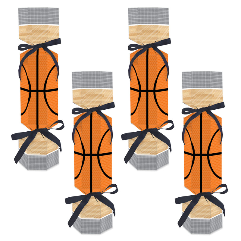 Nothin’ But Net - Basketball - No Snap Baby Shower or Birthday Party Table Favors - DIY Cracker Boxes - Set of 12