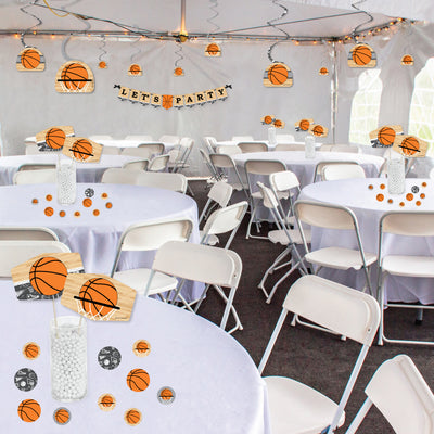 Nothin' But Net - Basketball - Baby Shower or Birthday Party Supplies Decoration Kit - Decor Galore Party Pack - 51 Pieces