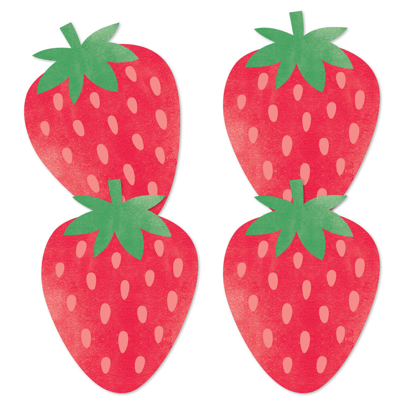 Berry Sweet Strawberry - Decorations DIY Fruit Themed Birthday Party or Baby Shower Essentials - Set of 20