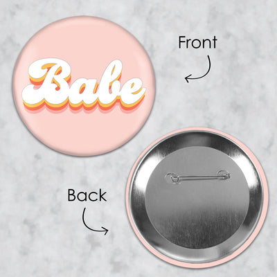 Bride's Babes - Pinback Buttons - 8 Ct