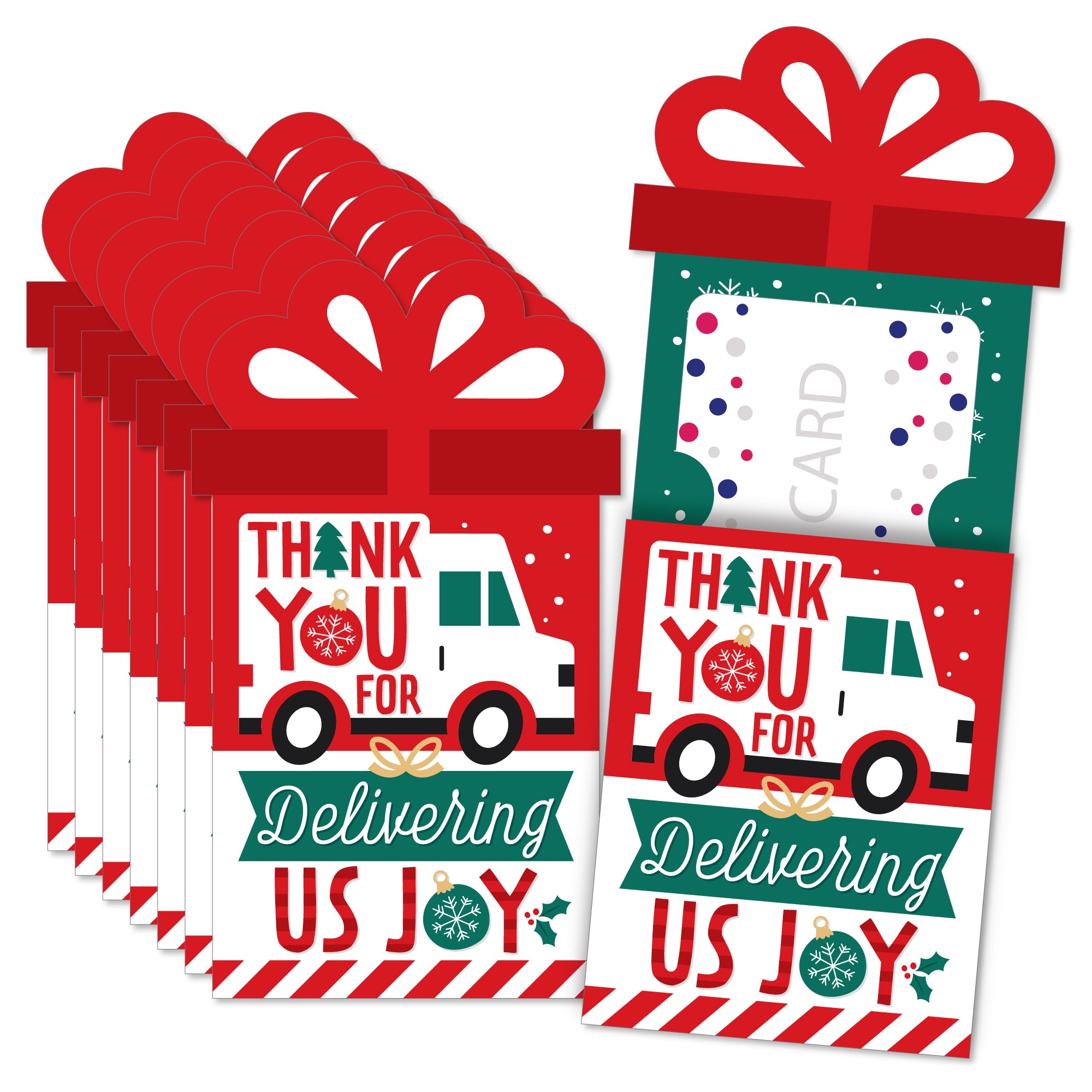Christmas Delivery Drivers Appreciation Thank You Mail Carriers Money