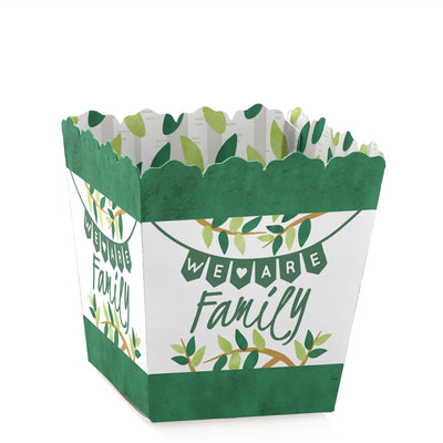 Family Tree Reunion - Party Mini Favor Boxes - Family Gathering Party Treat Candy Boxes - Set of 12