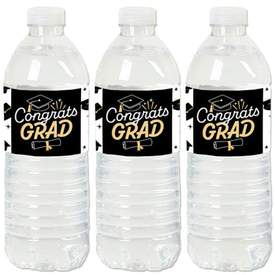 Goodbye High School, Hello College - Graduation Party Water Bottle Sticker Labels - Set of 20