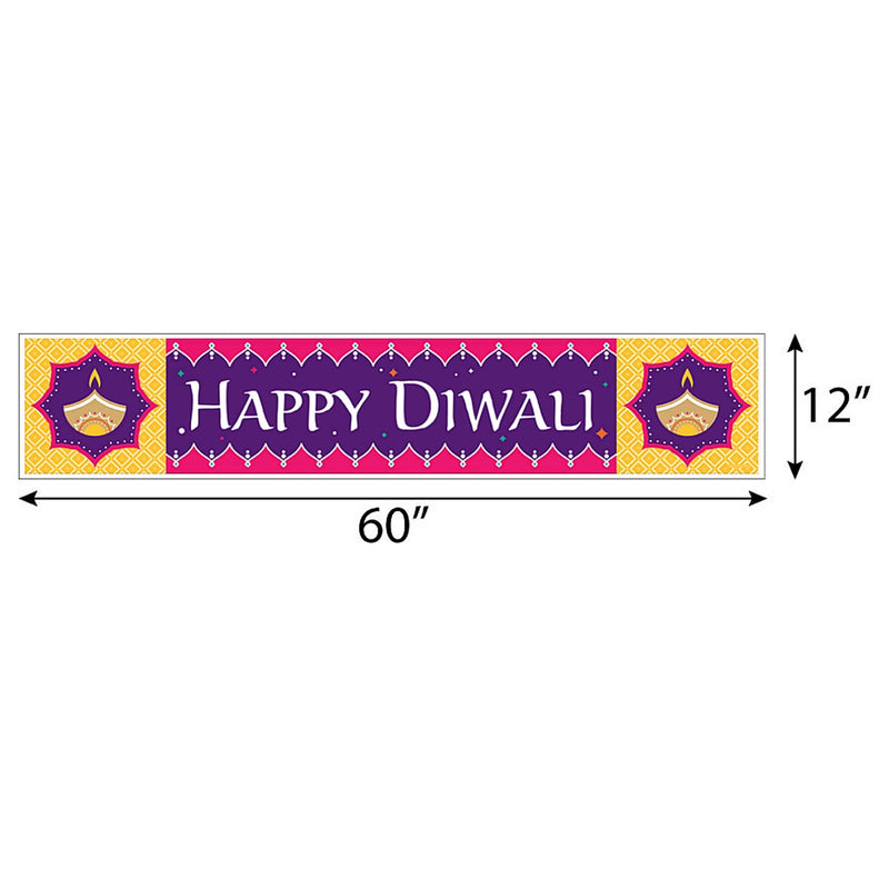 Happy Diwali - Festival of Lights Party Banner