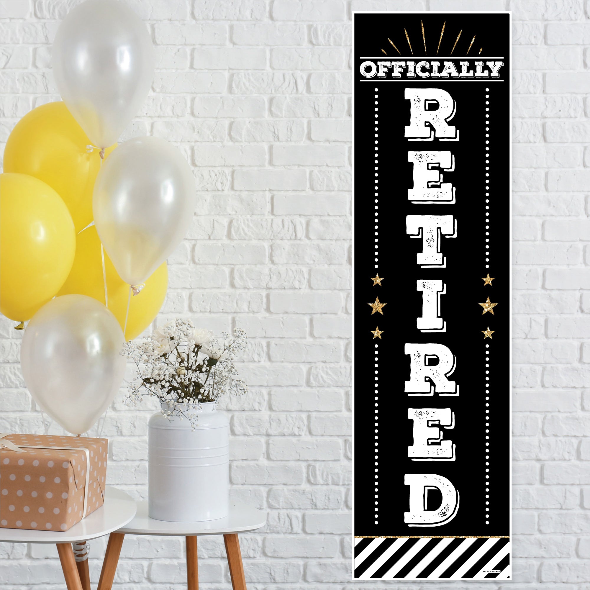 Happy Retirement Retirement Party Front Door Decoration Vertical happy-retirement-retirement-party-front-door-decoration-vertical