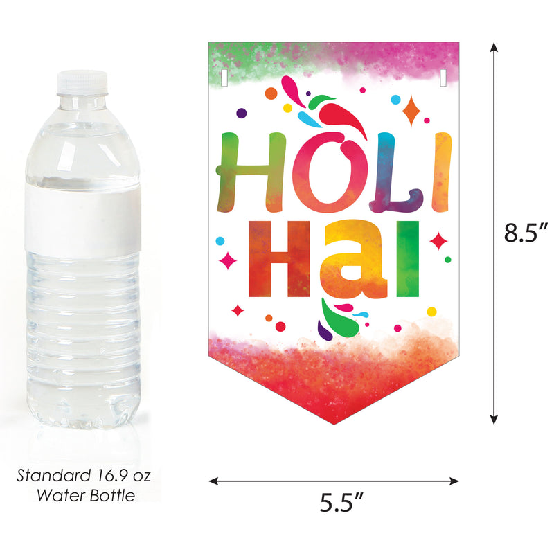 Holi Hai - Festival of Colors Party Bunting Banner - Party Decorations - Wishing You A Colorful Holi