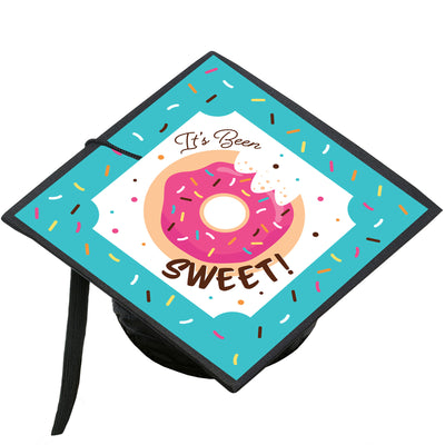 It’s Been Sweet - Donut Graduation Cap Decorations Kit - Grad Cap Cover