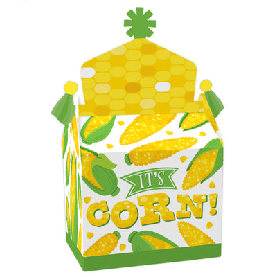 It's Corn - Treat Box Party Favors - Fall Harvest Party Goodie Gable Boxes - Set of 12