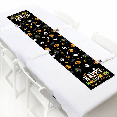 Jack-O'-Lantern Halloween - Petite Kids Halloween Party Paper Table Runner - 12 x 60 inches