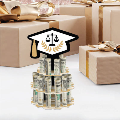 Law School Grad - DIY Future Lawyer Graduation Party Money Holder Gift - Cash Cake