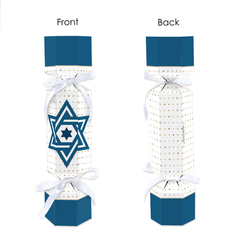 Happy Passover - No Snap Pesach Jewish Holiday Party Table Favors - DIY Cracker Boxes - Set of 12