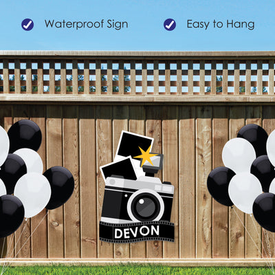 Photography Club School Spirit - Personalized Graduation Party Wall Decoration - Involvement Sign