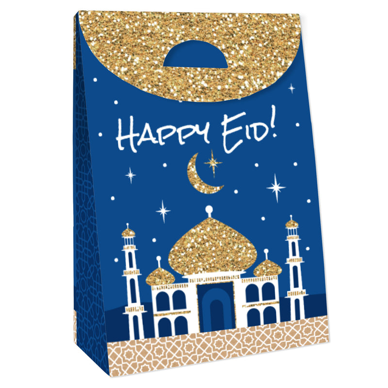 Ramadan - Eid Mubarak Gift Favor Bags - Party Goodie Boxes - Set of 12