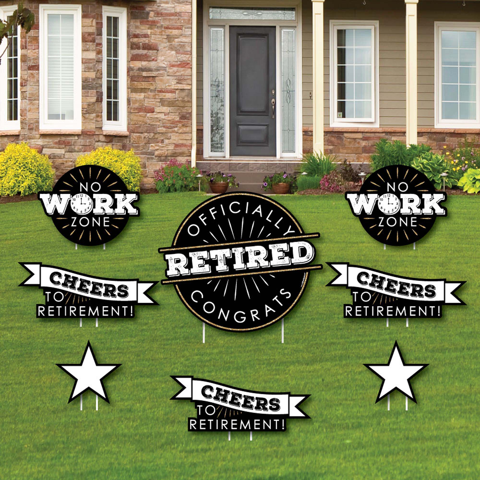 Amscan Retirement Celebration Yard Sign