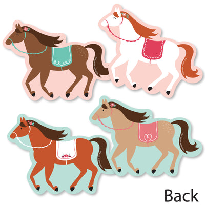 Run Wild Horses - Decorations DIY Pony Birthday Party Essentials - Set of 20