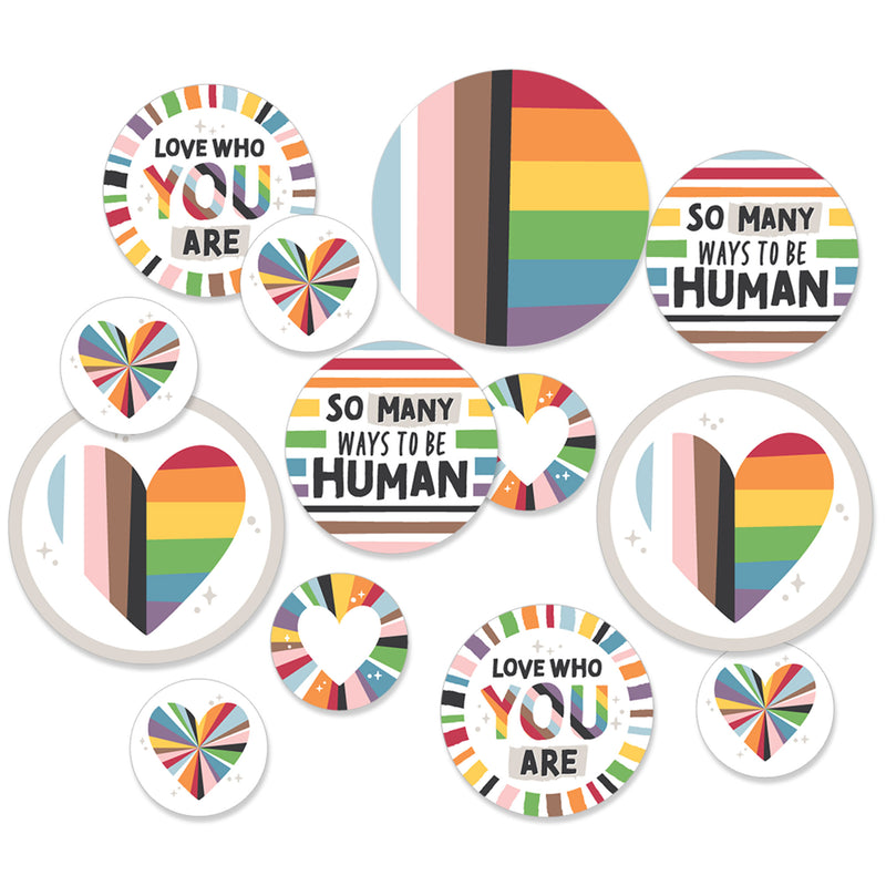 So Many Ways to Be Human - Pride Party Giant Circle Confetti - Party Decorations - Large Confetti 27 Count