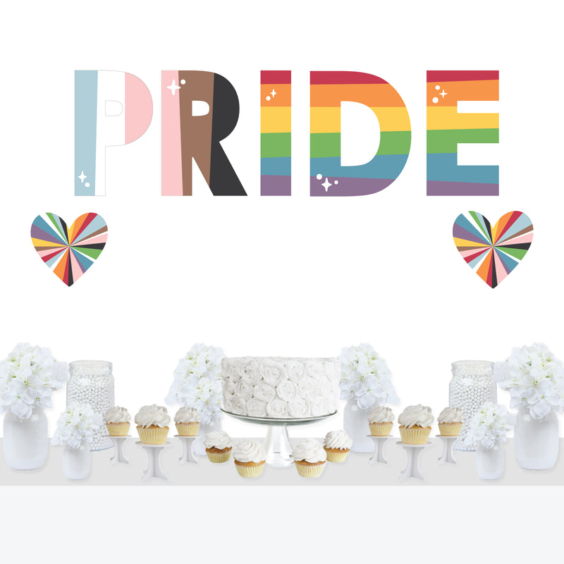 So Many Ways to Be Human - Peel and Stick Pride Party Standard Banner Wall Decals - Pride