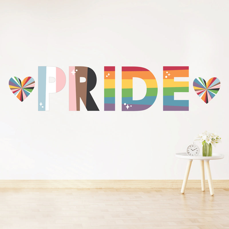 So Many Ways to Be Human - Peel and Stick Pride Party Standard Banner Wall Decals - Pride