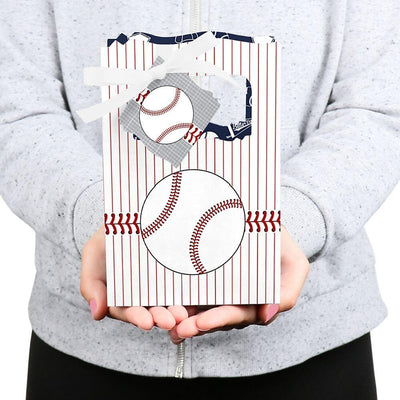 Batter Up - Baseball - Baby Shower or Birthday Party Favor Boxes - Set of 12