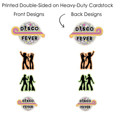 70's Disco - 1970s Disco Fever Party Centerpiece Sticks - Showstopper Table Toppers - 35 Pieces