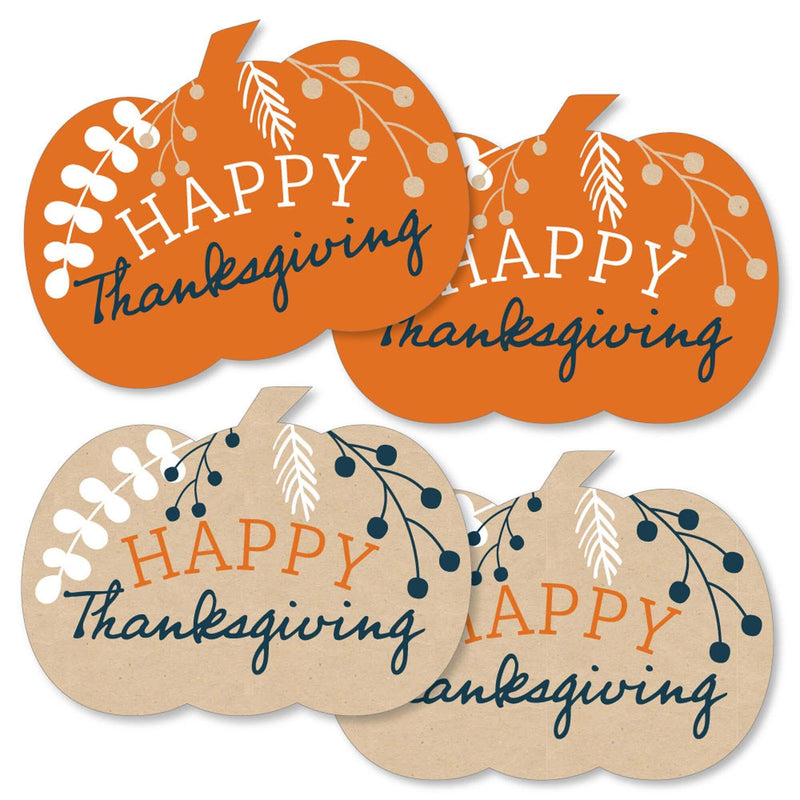 Happy Thanksgiving - Decorations DIY Fall Harvest Party Essentials - Set of 20