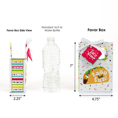 Taco 'Bout Fun - Mexican Fiesta Favor Boxes - Set of 12