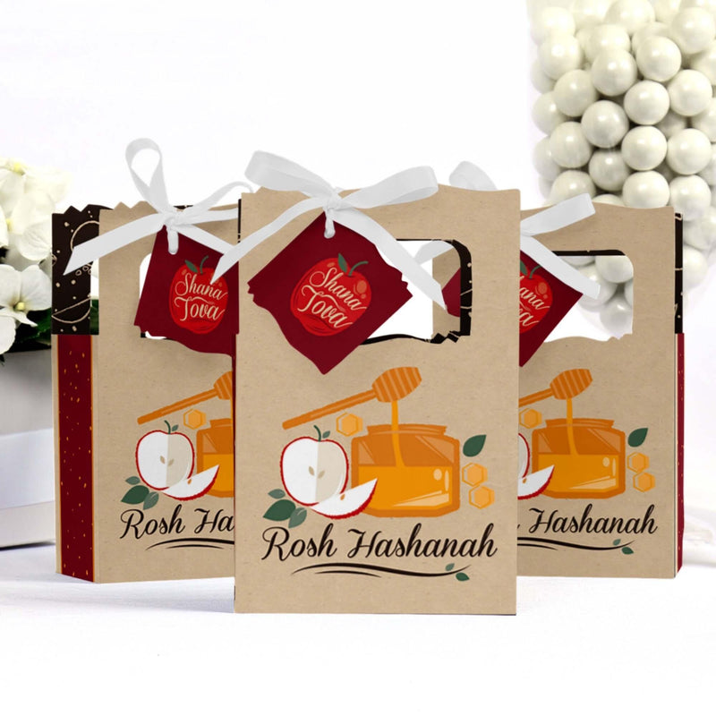 Rosh Hashanah - Jewish New Year Gift Favor Boxes - Set of 12