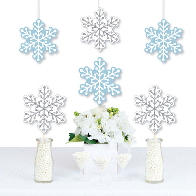 Winter Wonderland - Snowflake Decorations DIY Snowflake Holiday Party & Winter Wedding Essentials - Set of 20