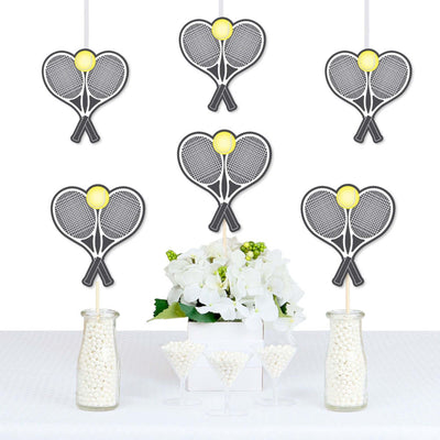 You Got Served - Tennis - Decorations DIY Baby Shower or Birthday Party Essentials - Set of 20